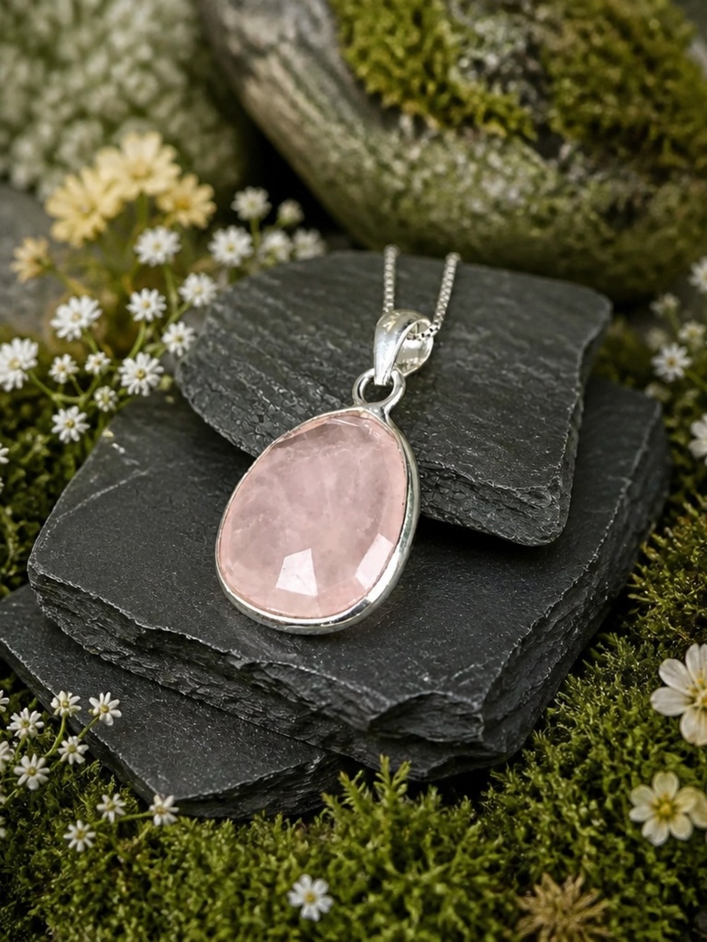 NEW! Rose Quartz Necklace